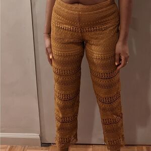 Zara crochet pants  